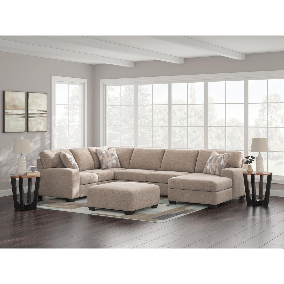 Benchcraft Newellen 4840408 Oversized Accent Ottoman IMAGE 5