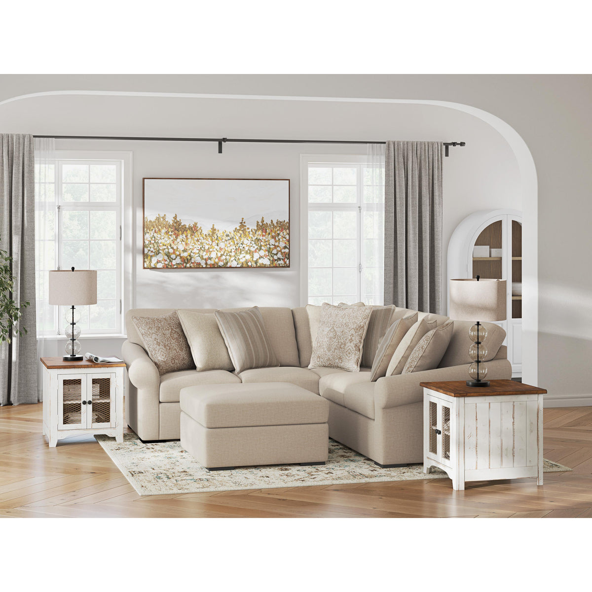 Benchcraft LadyMae 59404S1 3 pc Sectional IMAGE 4