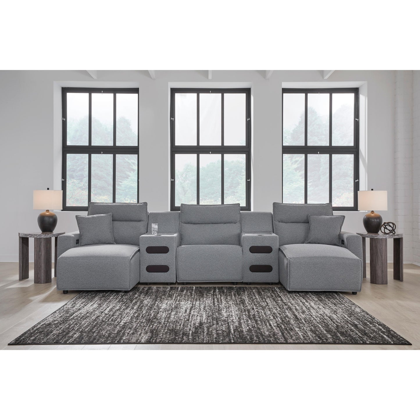Signature Design by Ashley Modmax 65906S15 5 pc Power Reclining Sectional with Chaise IMAGE 5