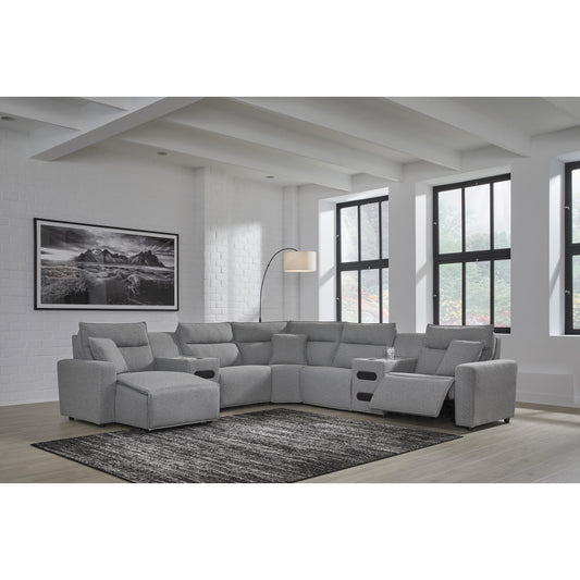 Signature Design by Ashley Modmax 65906S20 7 pc Power Reclining Sectional with Chaise IMAGE 2