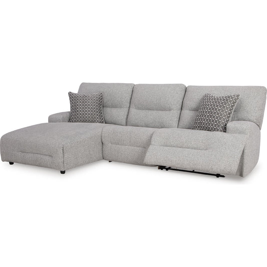 Signature Design by Ashley Acklen Place 93605S7 3 pc Power Reclining Sectional IMAGE 2