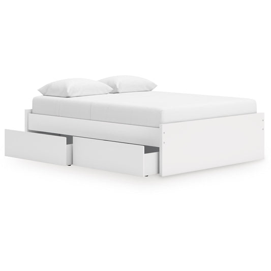 Signature Design by Ashley Onita EB9630B22 Queen Platform Bed with 1 Side Storage IMAGE 2