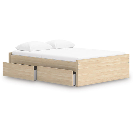 Signature Design by Ashley Onita EB9632B15 Queen Platform Bed with 2 Side Storage IMAGE 2