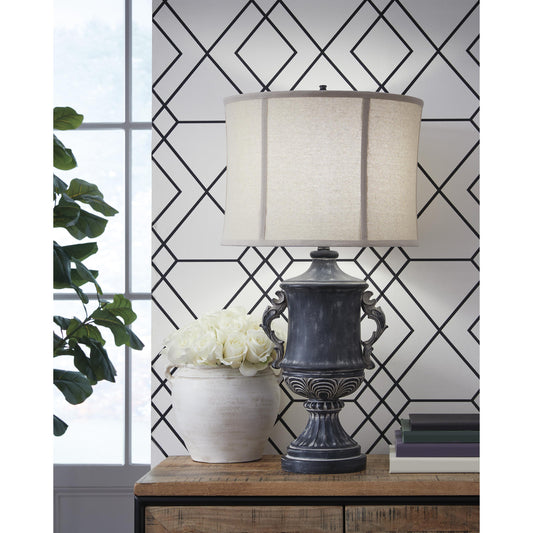 Signature Design by Ashley Morvanford L235834 Poly Table Lamp IMAGE 2