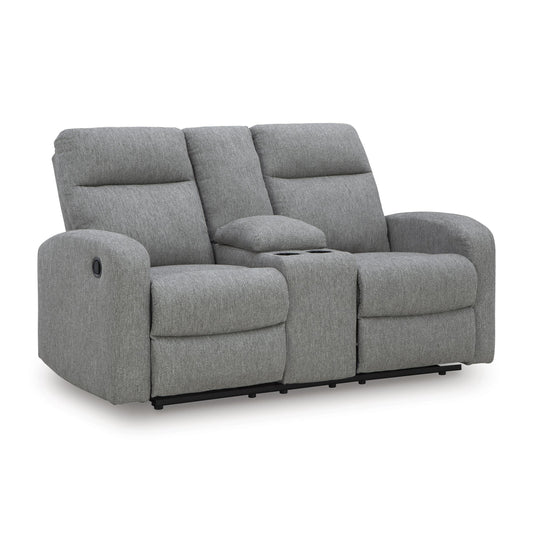 Signature Design by Ashley Gauntlet PC4220494 Double Reclining Loveseat with Console IMAGE 1