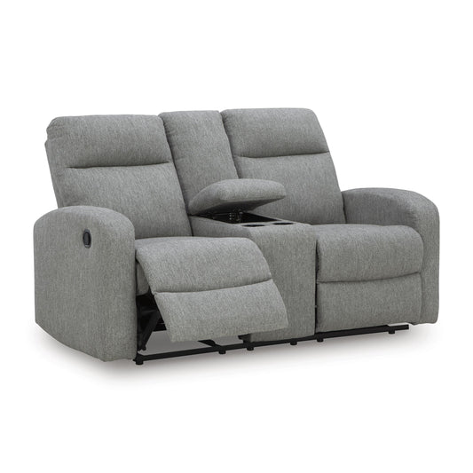 Signature Design by Ashley Gauntlet PC4220494 Double Reclining Loveseat with Console IMAGE 2