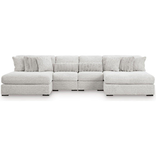 Signature Design by Ashley Cuddle Plush PC59106S4 4 pc Sectional with Chaise IMAGE 2