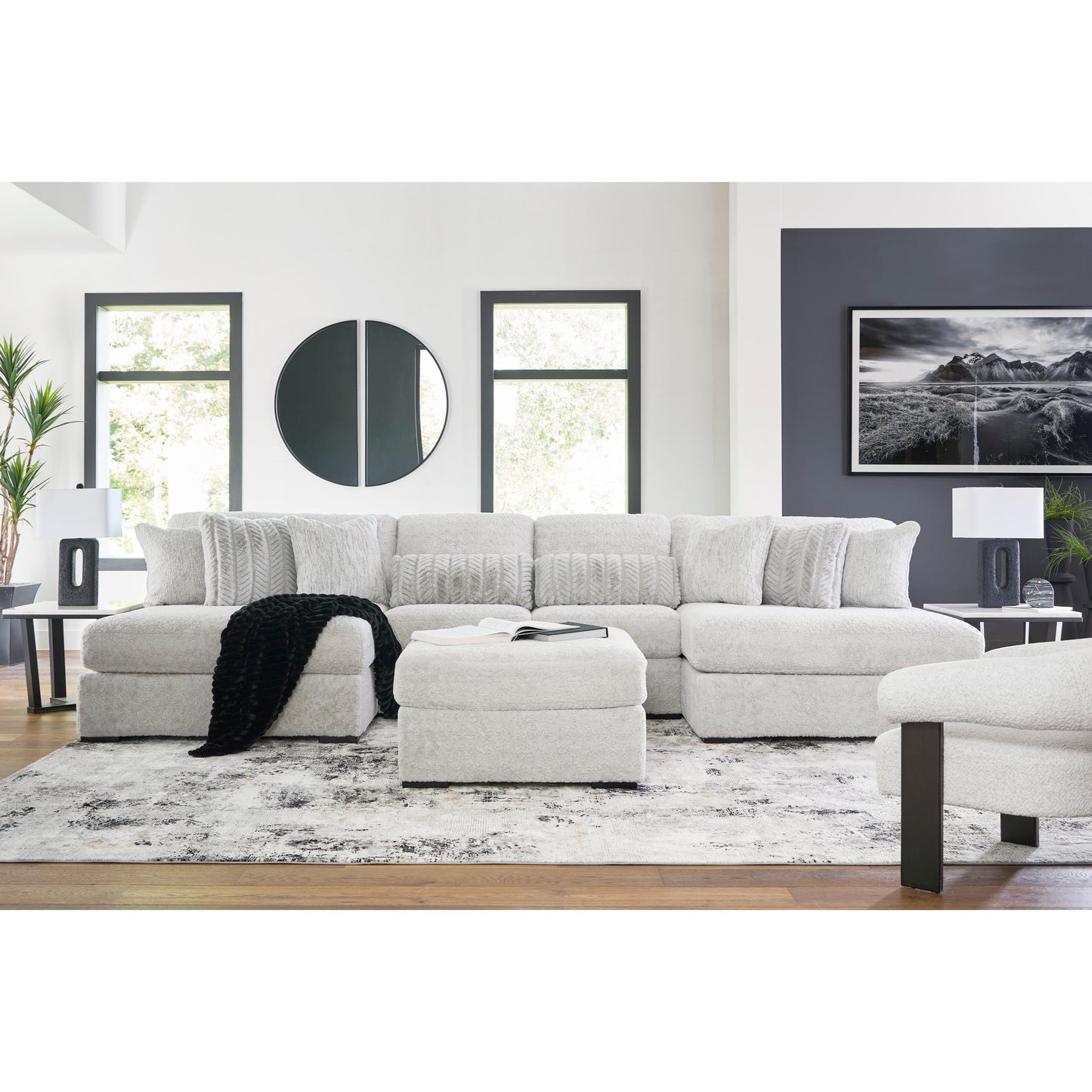 Signature Design by Ashley Cuddle Plush PC59106S4 4 pc Sectional with Chaise IMAGE 7