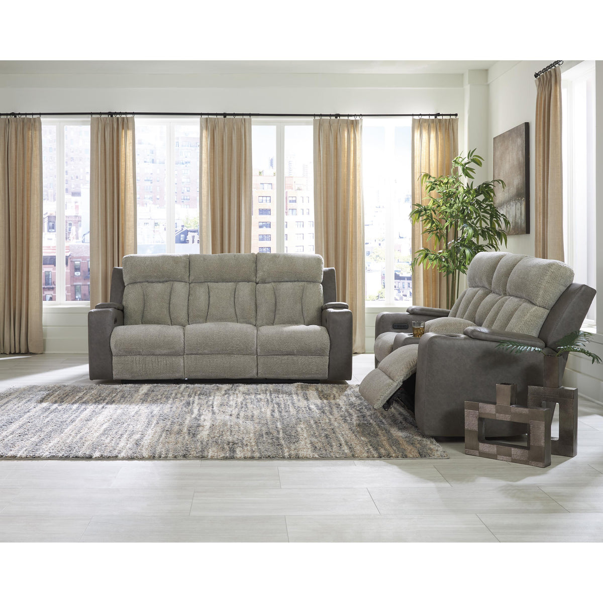 Signature Design by Ashley WhipLash PC6320418 Power Reclining Loveseat with Console and Adjustable Headrest IMAGE 14