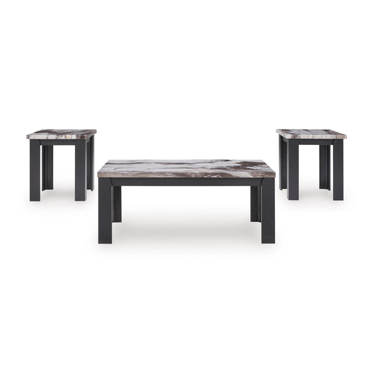 Signature Design by Ashley Jazmore T255-13 Occasional Table Set IMAGE 2
