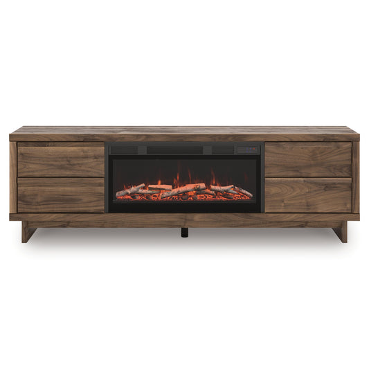 Signature Design by Ashley Zadilyn W3367W1 72" TV Stand with Electric Fireplace IMAGE 2