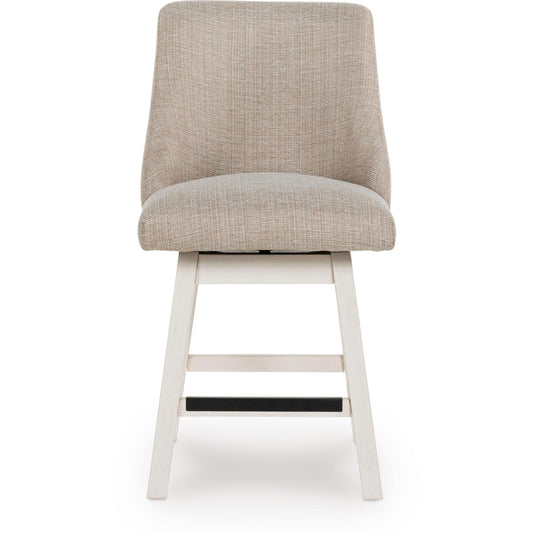 Signature Design by Ashley Robbinsdale D642-324 Upholstered Swivel Barstool IMAGE 2