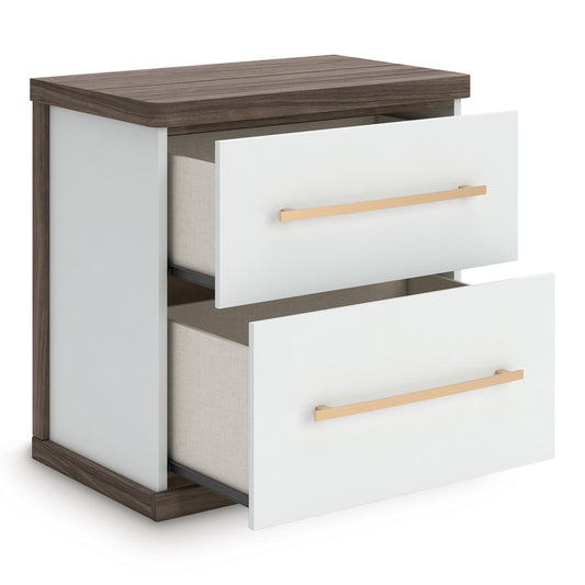 Signature Design by Ashley Kendanport PCB1108-92 Two Drawer Night Stand IMAGE 2