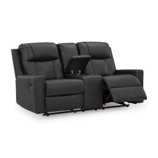Benchcraft Mackmenville Reclining Loveseat with Console 7471394 IMAGE 2