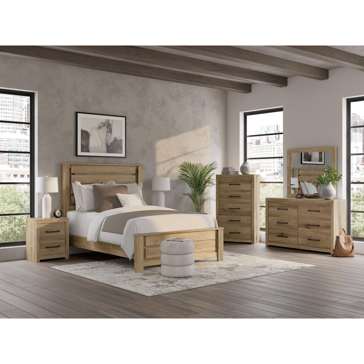 Benchcraft Brozmont 6-Drawer Dresser with Mirror B1045-31/B1045-36 IMAGE 10