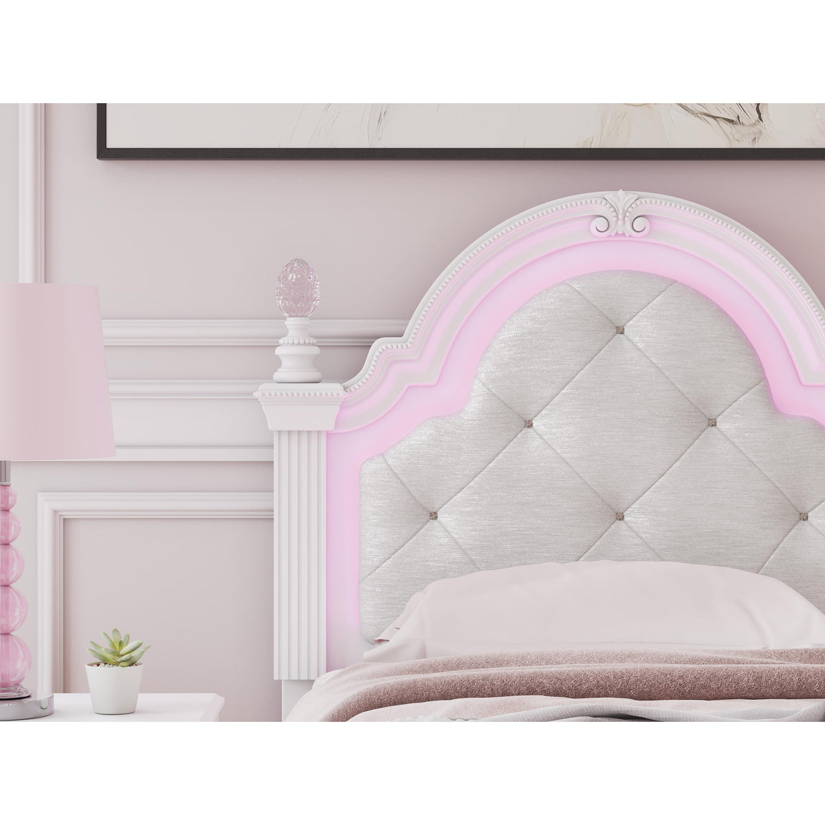Signature Design by Ashley Kozlani PCB1819-153 Twin Upholstered Panel Headboard IMAGE 6