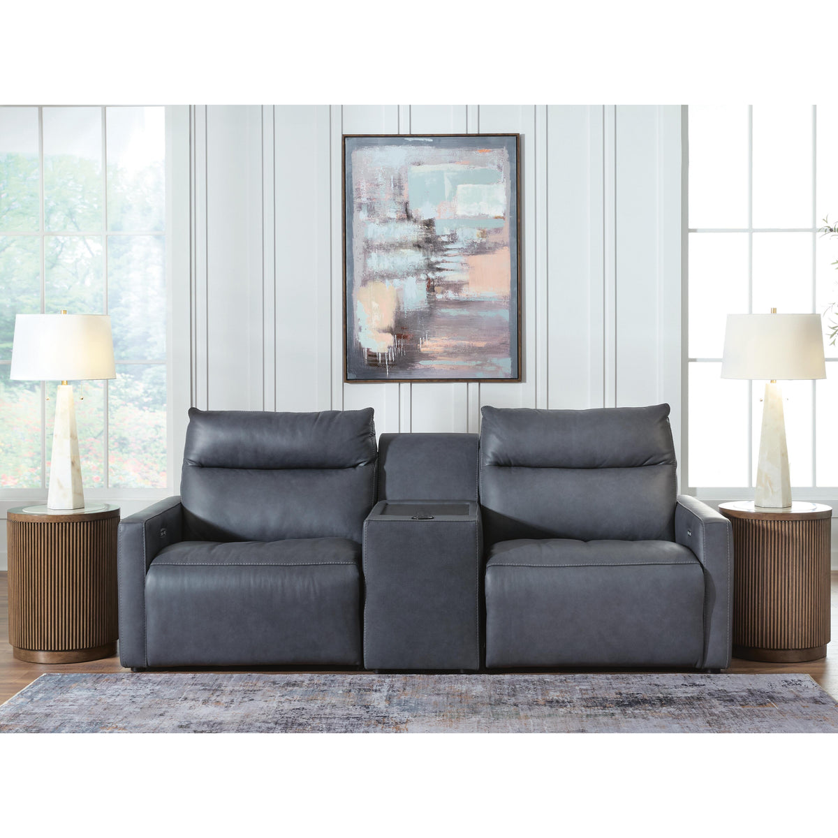 Benchcraft ModZ Power Reclining Loveseat with Console U1400158/U1400160/U1400162 IMAGE 1