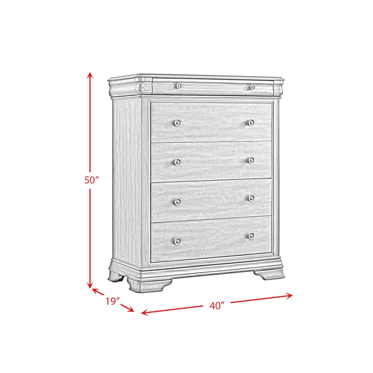 Elements International Phillipe B-5210-5-CH 5-Drawer Chest IMAGE 11