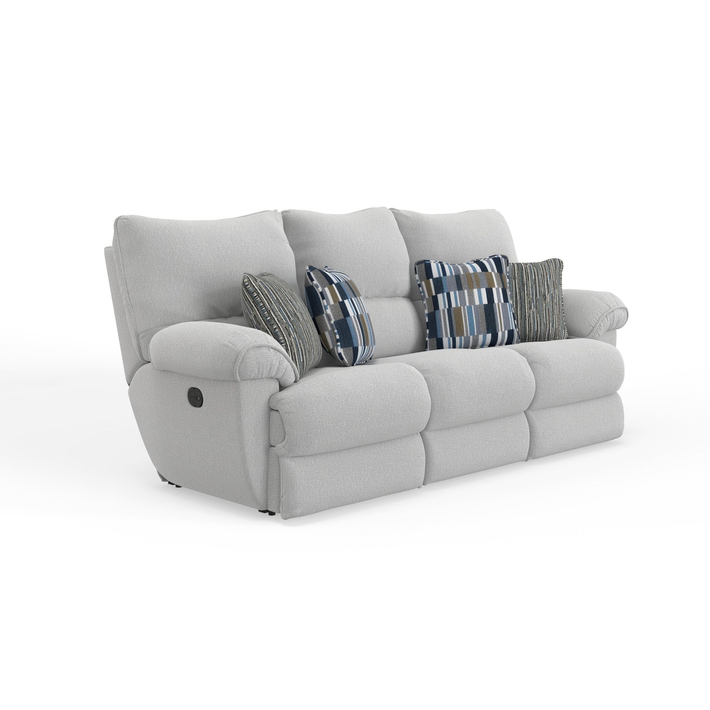 Catnapper Lenny 62571 Power Lay Flat Reclining Sofa - Winter IMAGE 1