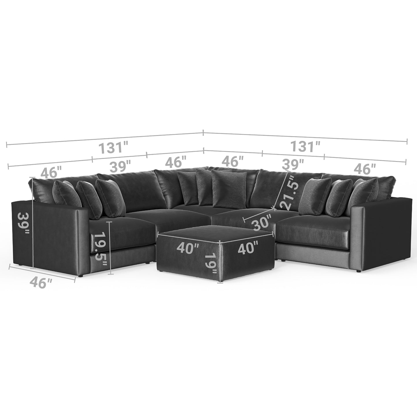 Jackson Furniture Remington 224536 LSF Chair - Pine IMAGE 1