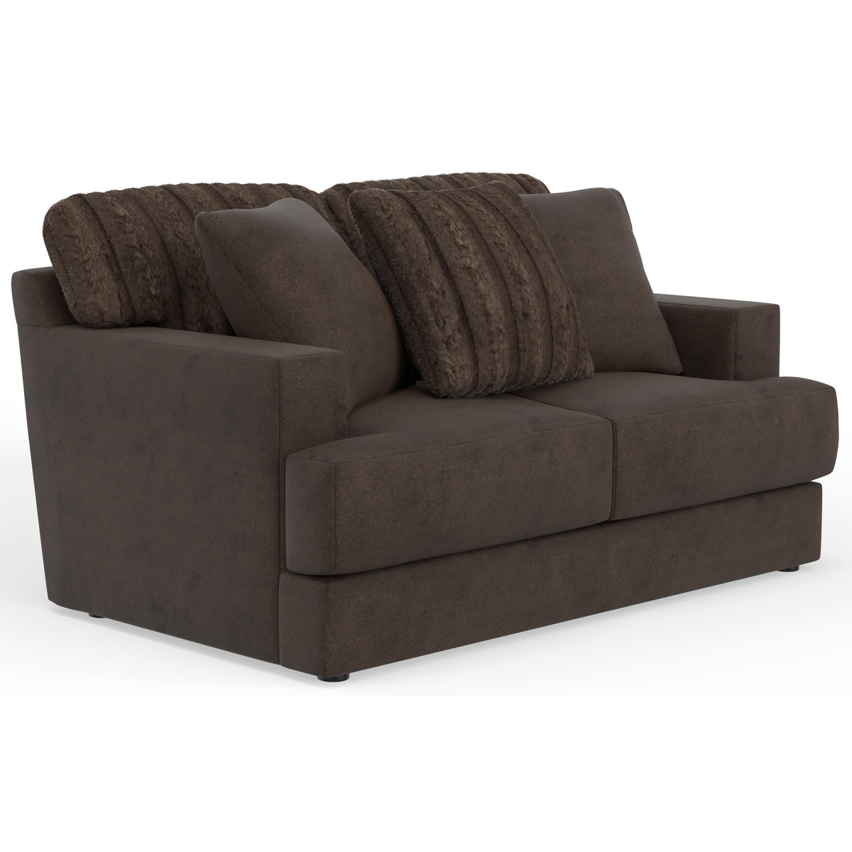 Jackson Furniture Eagan 230302 Loveseat - Chocolate IMAGE 1