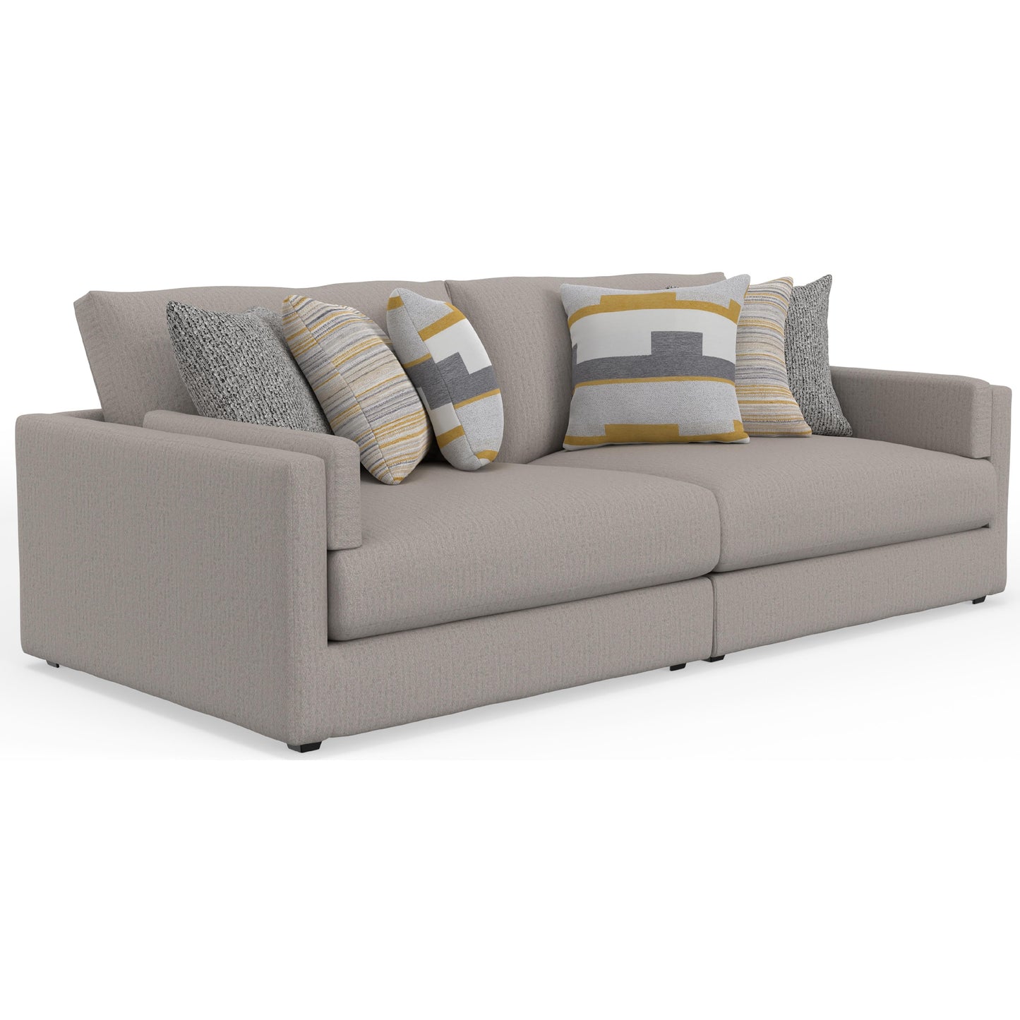 Jackson Furniture Trevor 240537 RSF Cuddler - Nickel IMAGE 1