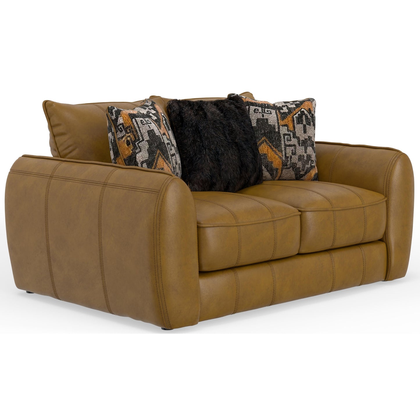 Jackson Furniture Corvara 240602 Loveseat - Caramel IMAGE 1