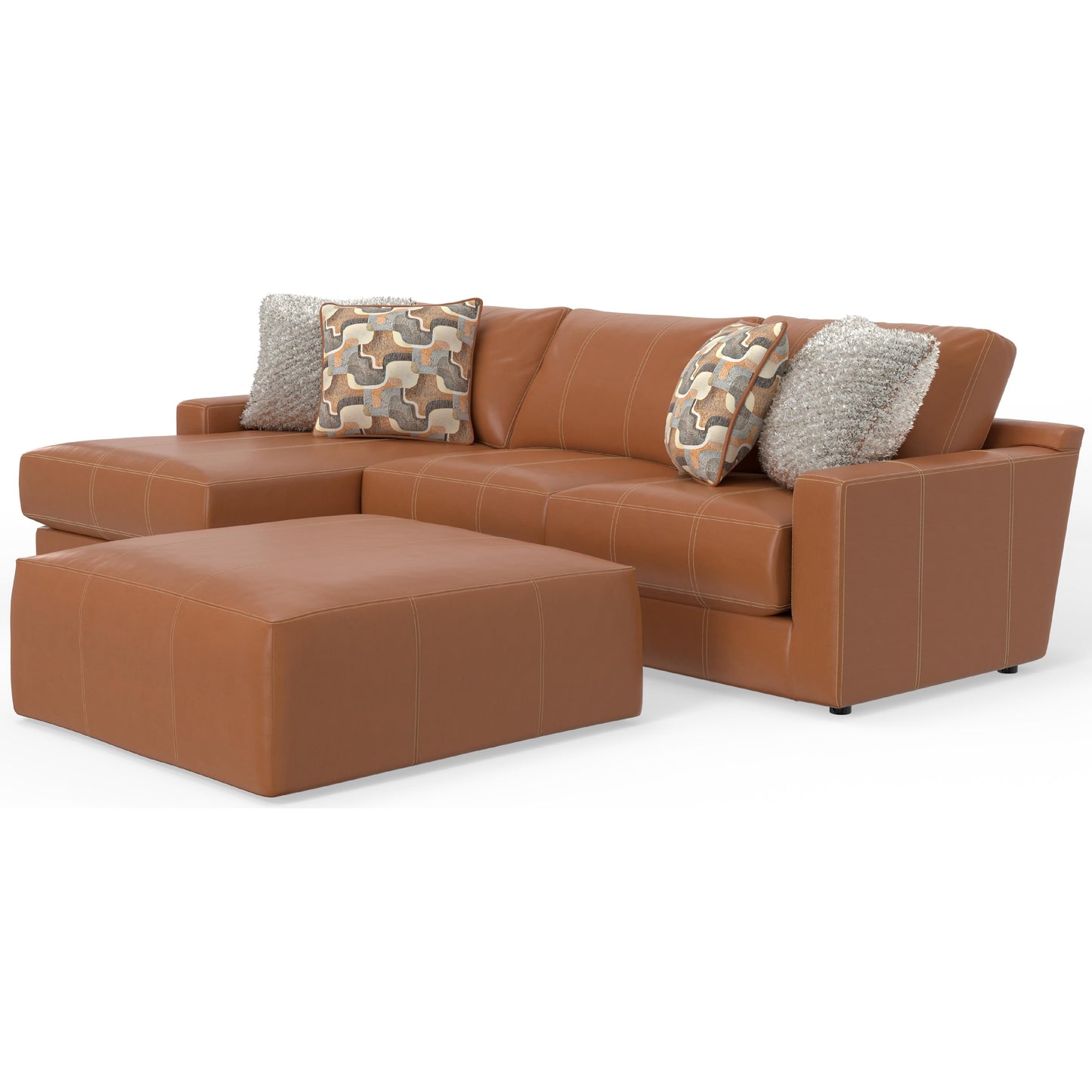 Jackson Furniture Minori 504573 RSF Sofa - Whiskey IMAGE 1