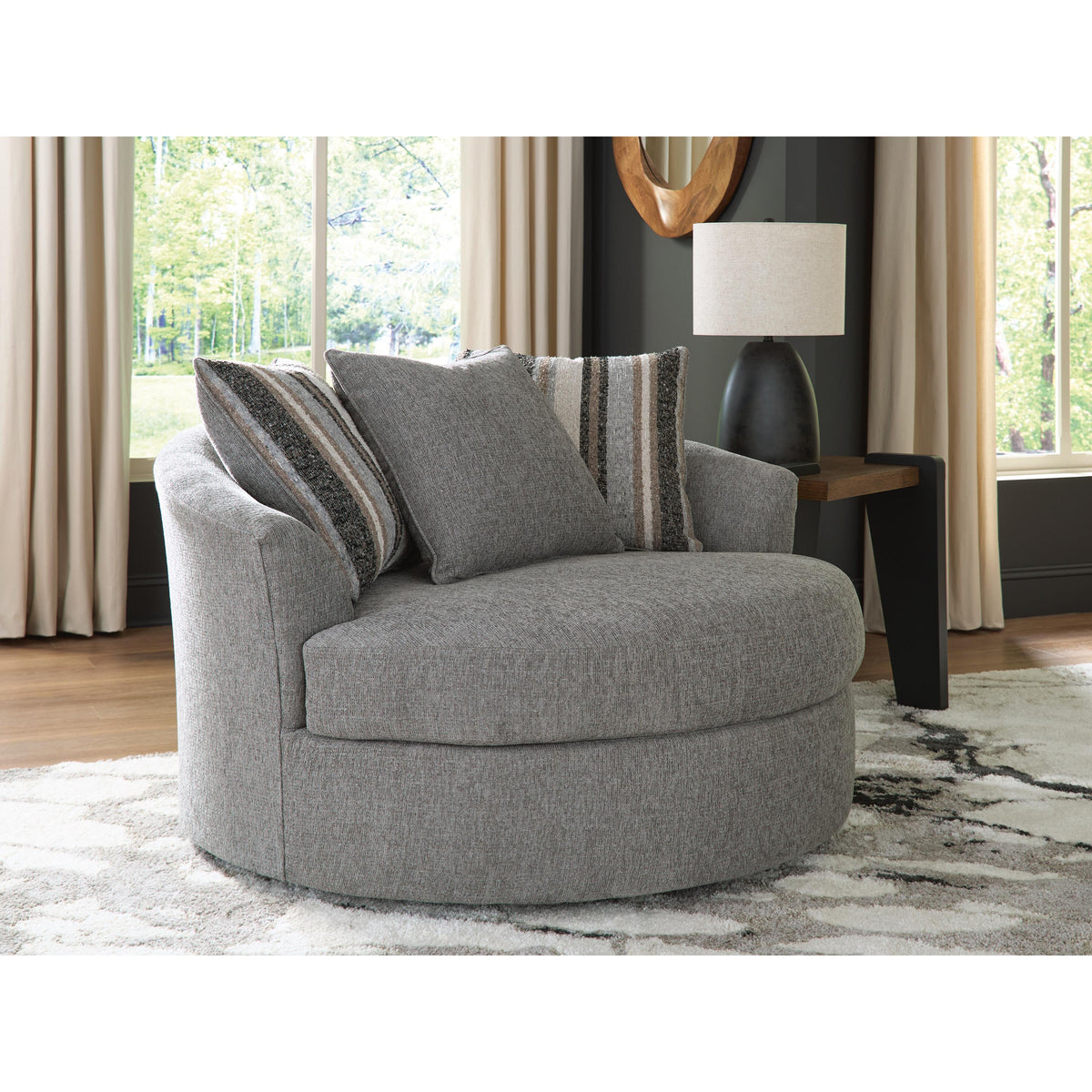 Signature Design by Ashley Creston Heights PC6410621 Oversized Swivel Accent Chair IMAGE 4