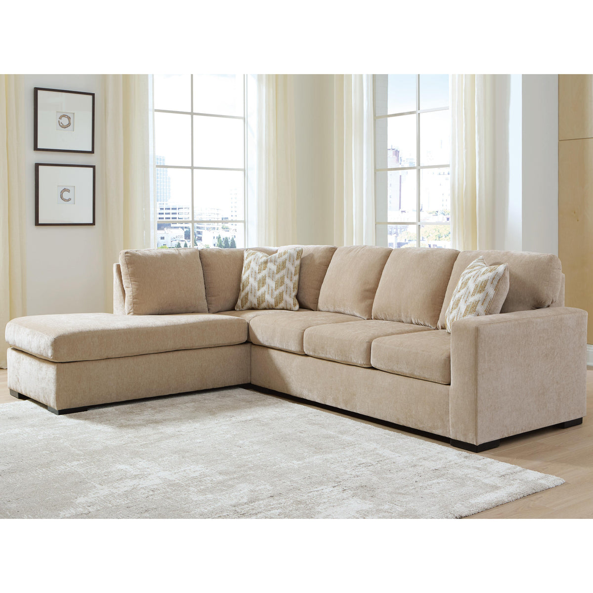 Signature Design by Ashley Bridgepoint PC69507S2 2 pc Sectional with Chaise IMAGE 2