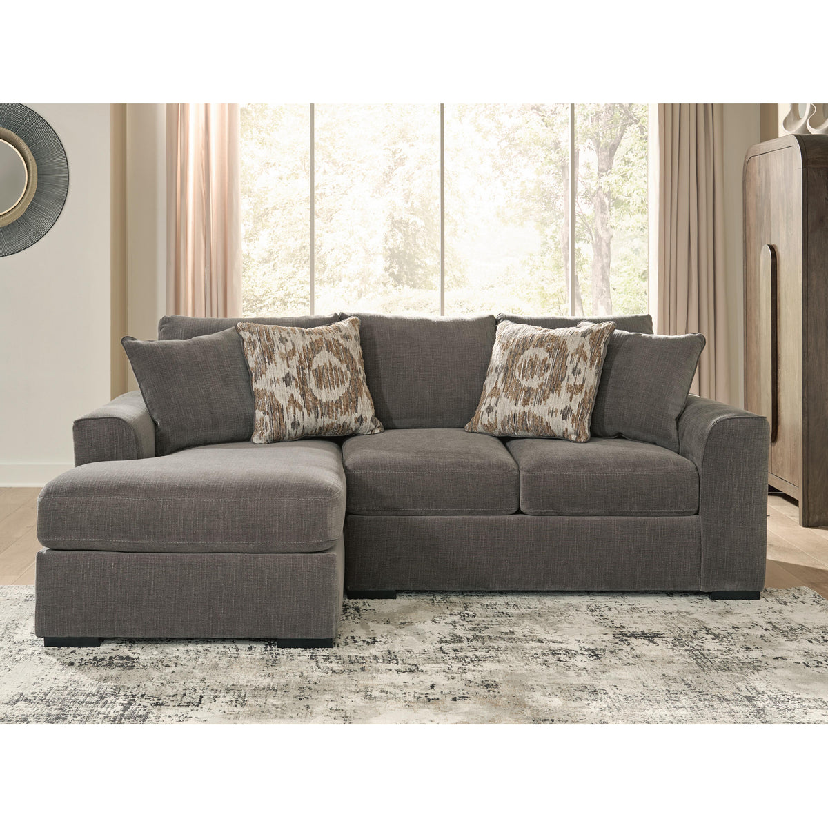 Signature Design by Ashley Larson Levee PC86205S4 2 pc Sectional Sofa Chaise IMAGE 2