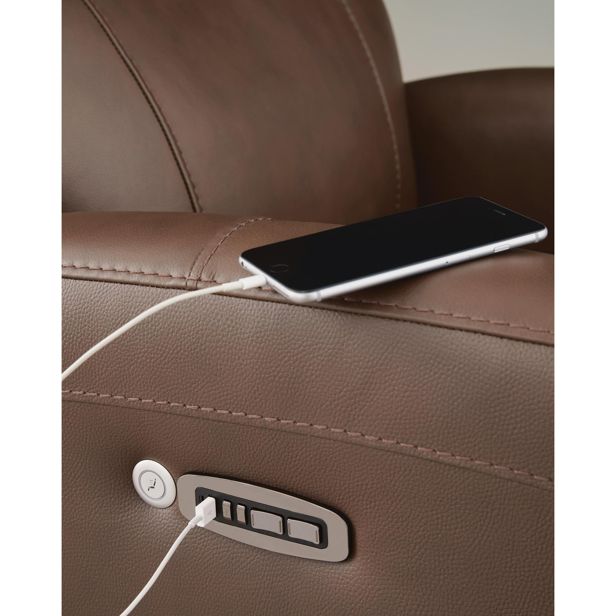 Signature Design by Ashley Pincara PCU1380242A Power AutoGlide Recliner with Audio System IMAGE 10