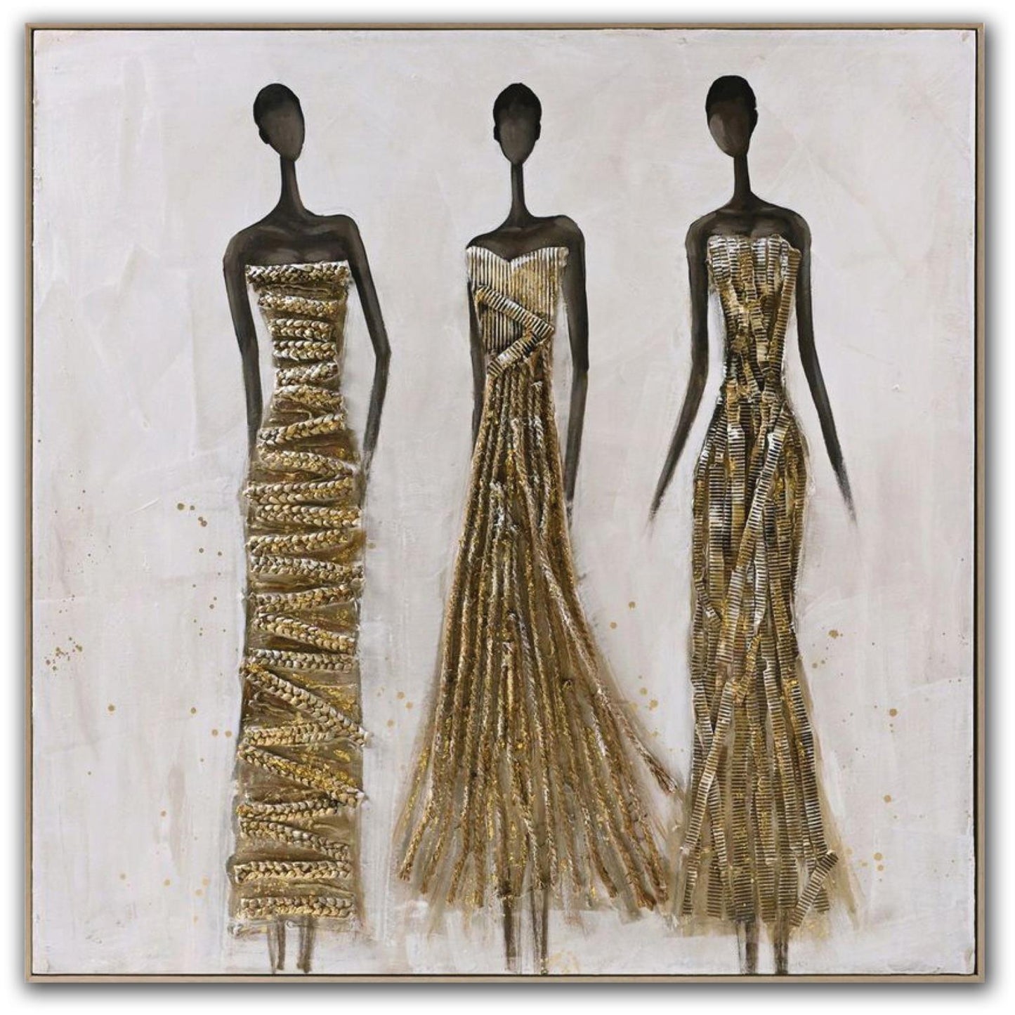 BA2930 African Straw Women 40x40