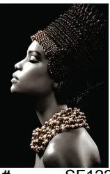 SF1229-Woman Side Profile 40x60 Classy Art