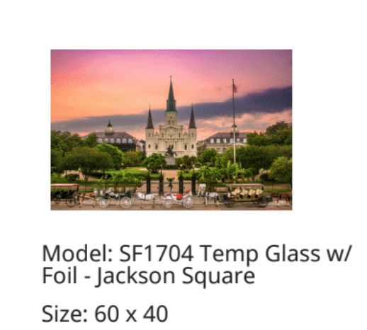 SF1704 Jackson Square 60x40 Classy Art