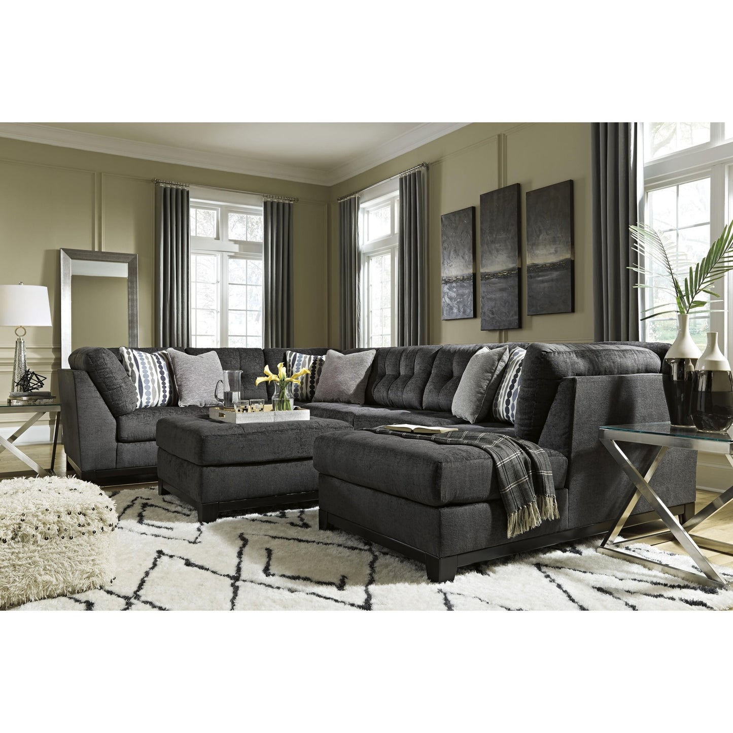 Ashley Reidshire 6762208 Oversized Accent Ottoman - American Furniture of Slidell