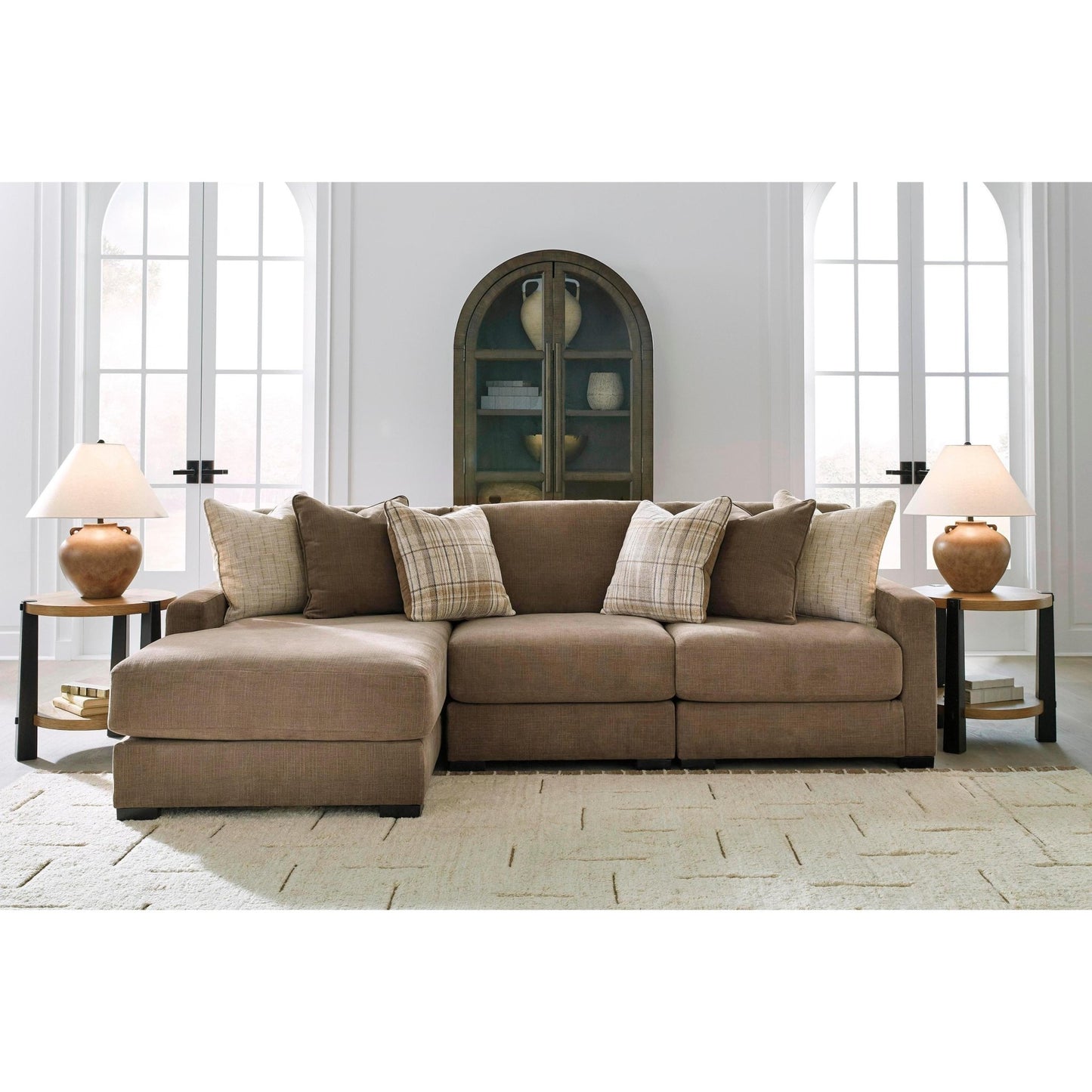 Benchcraft Camellia - Court 3 pc Sectional 6820716/6820746/6820765 - American Furniture of Slidell