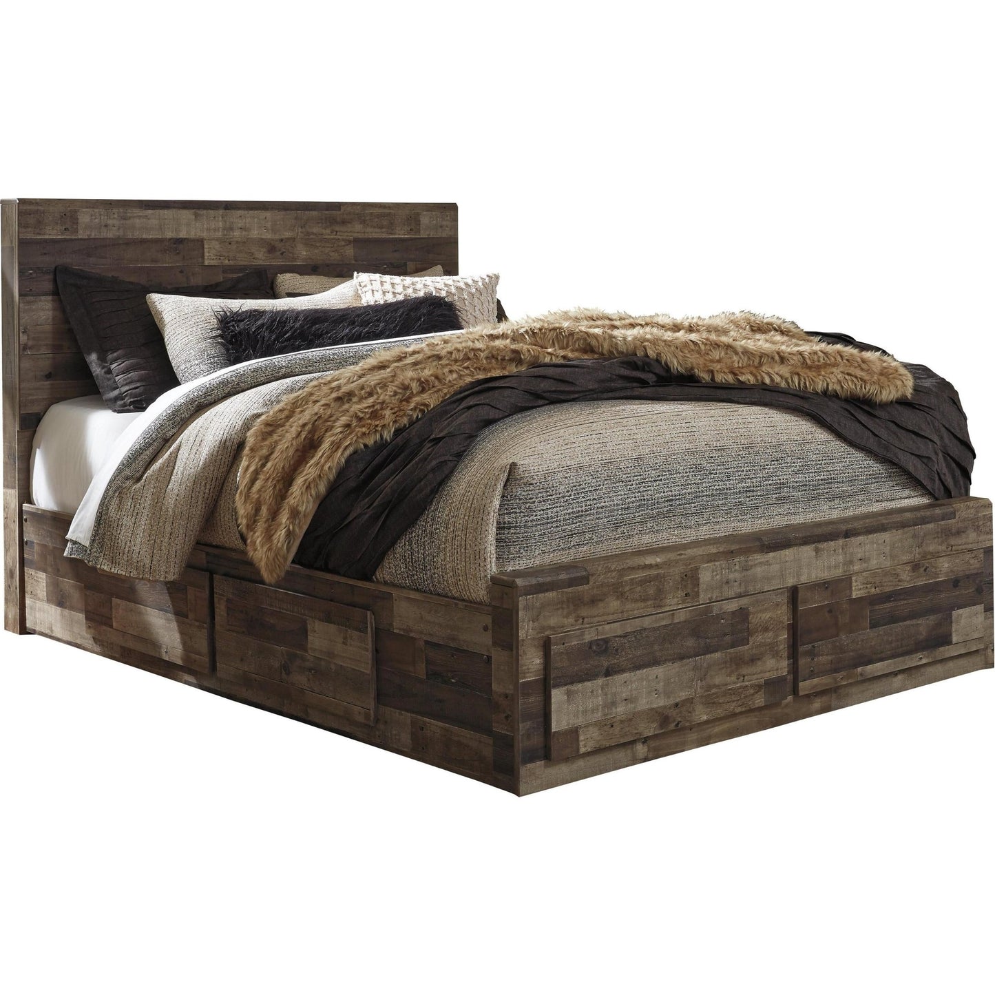 Benchcraft Derekson B200B61 7 pc Queen Panel Bedroom Set - American Furniture of Slidell