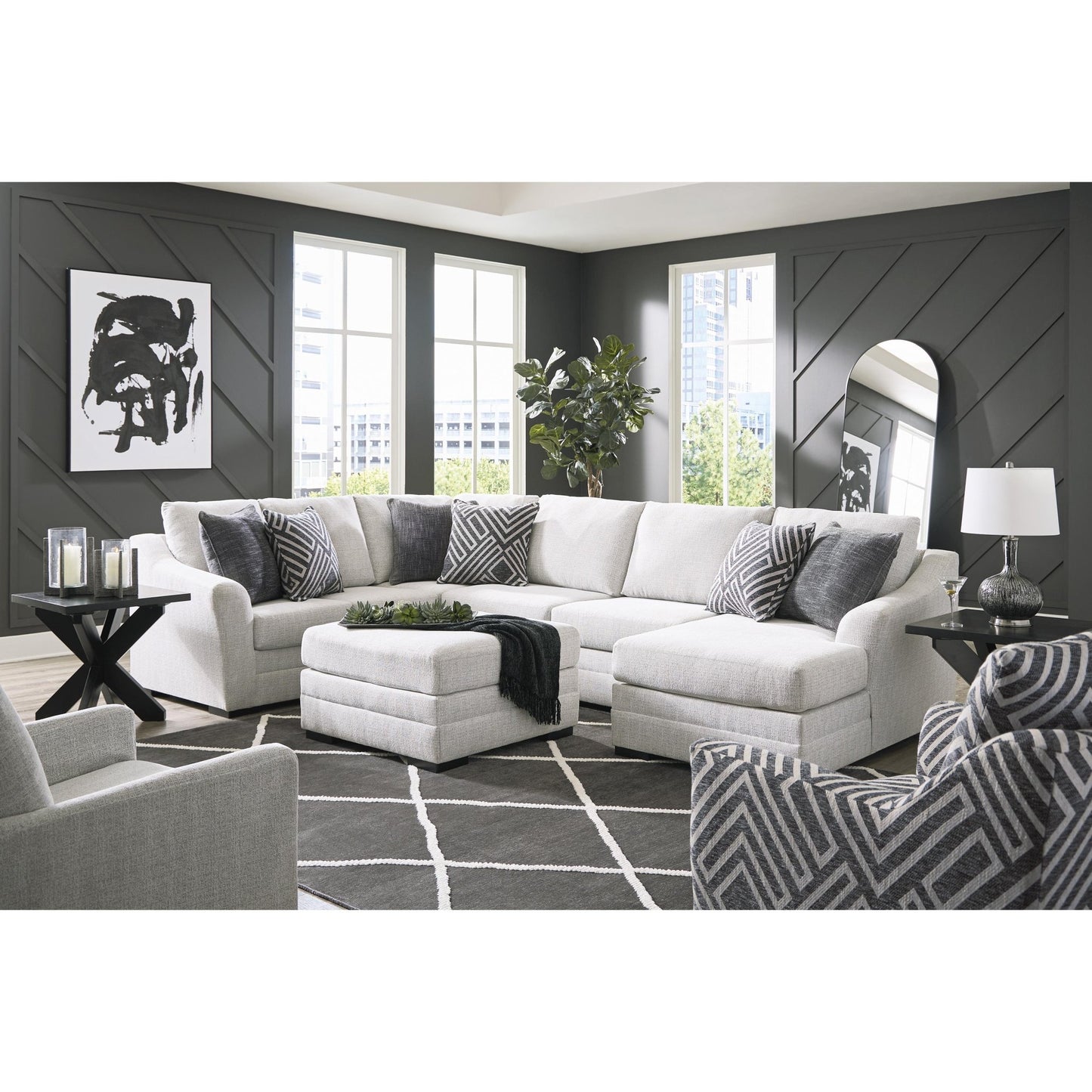 Benchcraft Koralynn 54102S2 3 pc Sectional with Chaise - American Furniture of Slidell