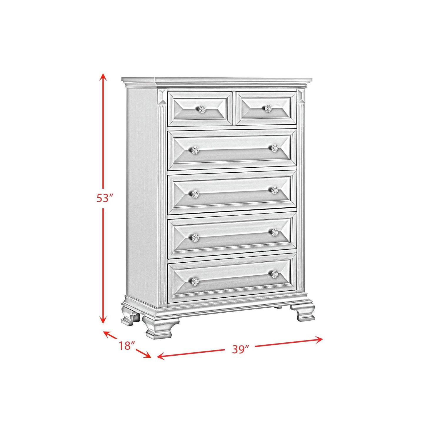 Elements International Bridgestone B - 10980 - 7 - CH 6 - Drawer Chest - American Furniture of Slidell
