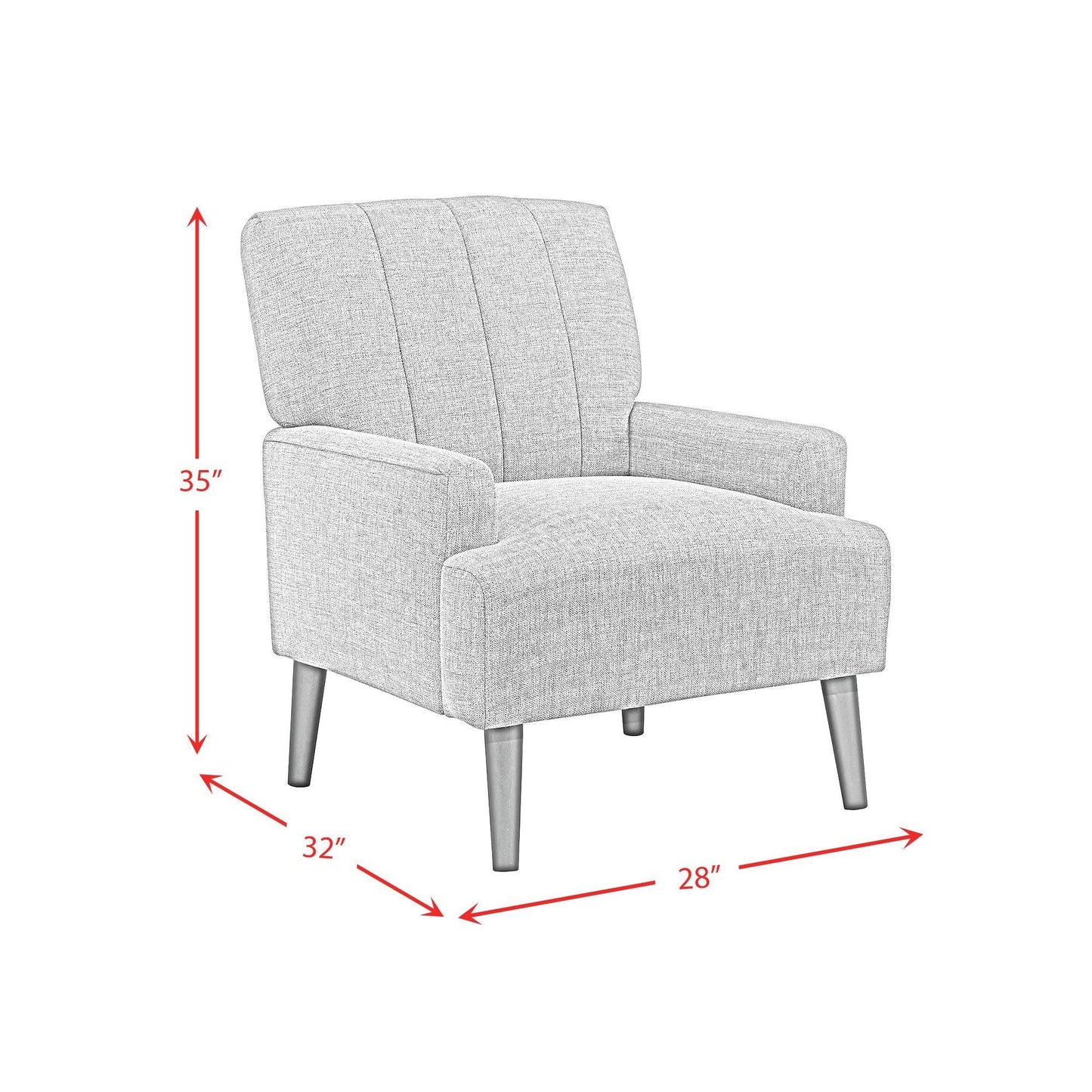 Elements International Kiwi U - 4410 - 4550 - 100C Chair - American Furniture of Slidell