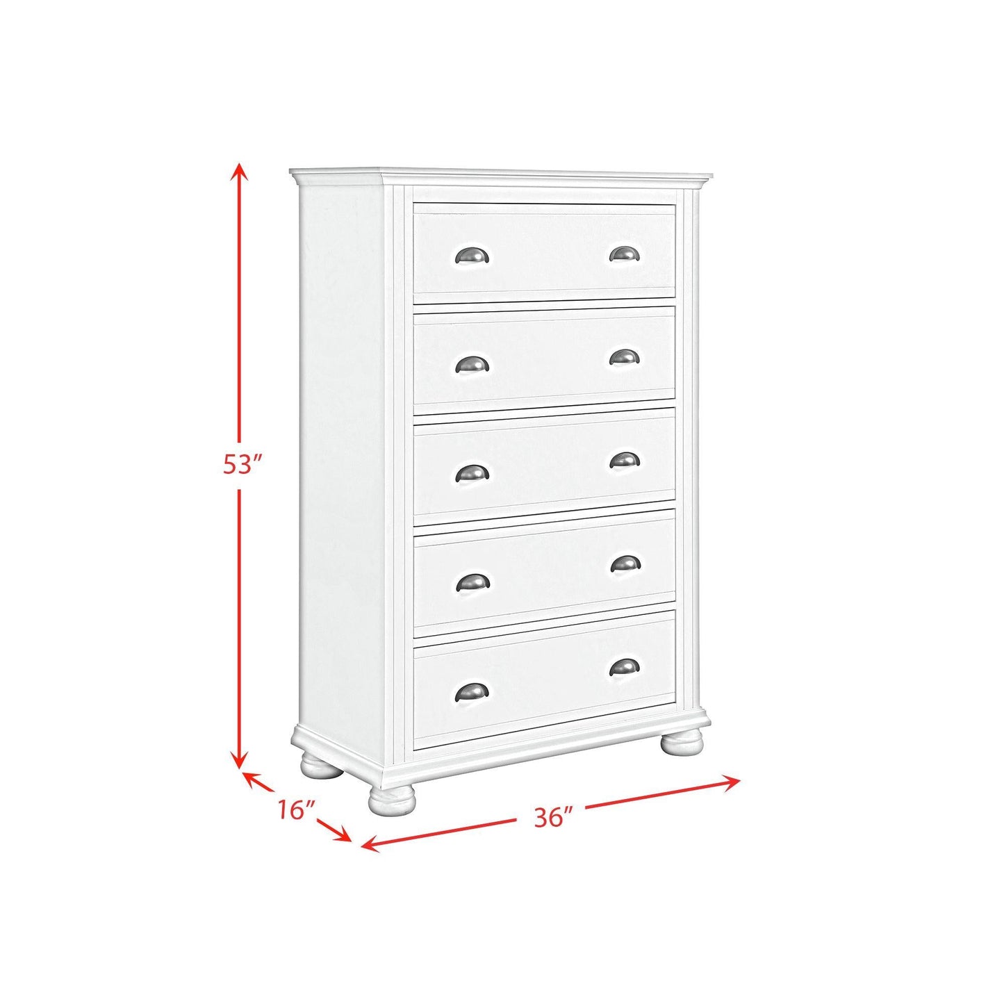 Elements International Kona B - 9340 - 7 - CH 5 - Drawer Chest - American Furniture of Slidell