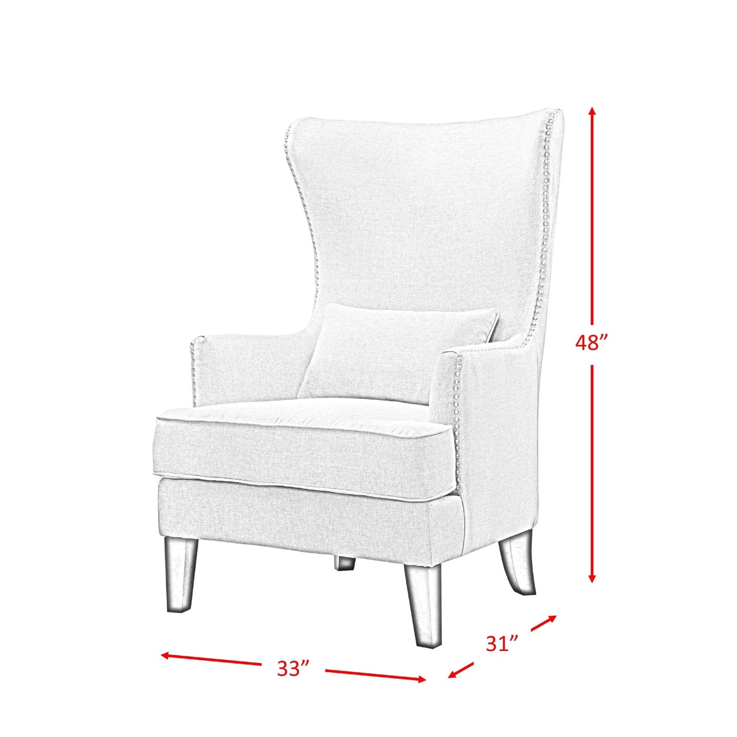 Elements International Kori UKR3002100 Chair - American Furniture of Slidell