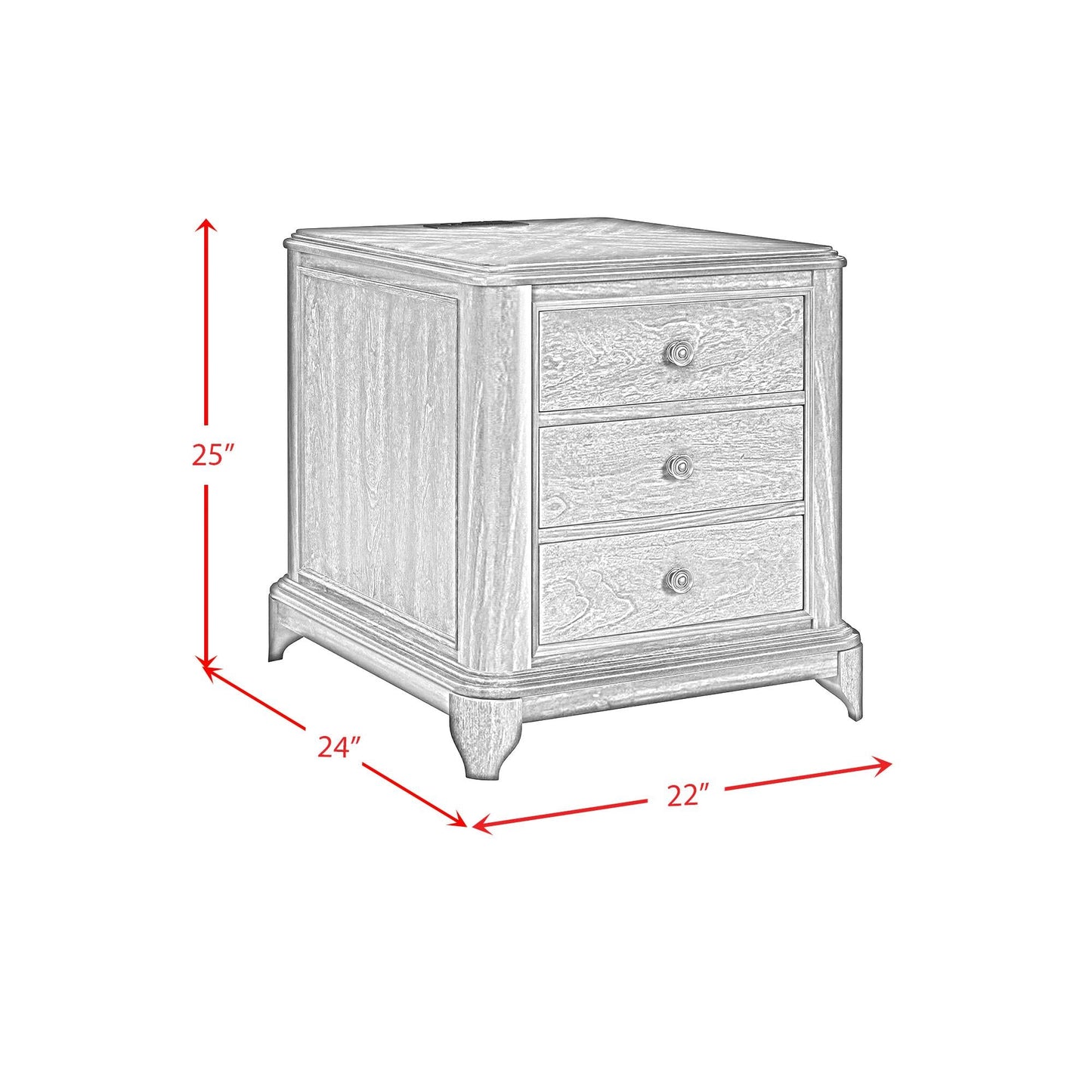 Elements International Phillipe T - 5210 - 5 - CB 2 - Drawer Cabinet - American Furniture of Slidell