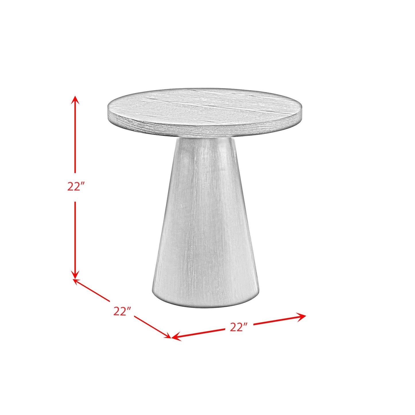 Elements International Portland T - 1710 - 3 - ET End Table - American Furniture of Slidell