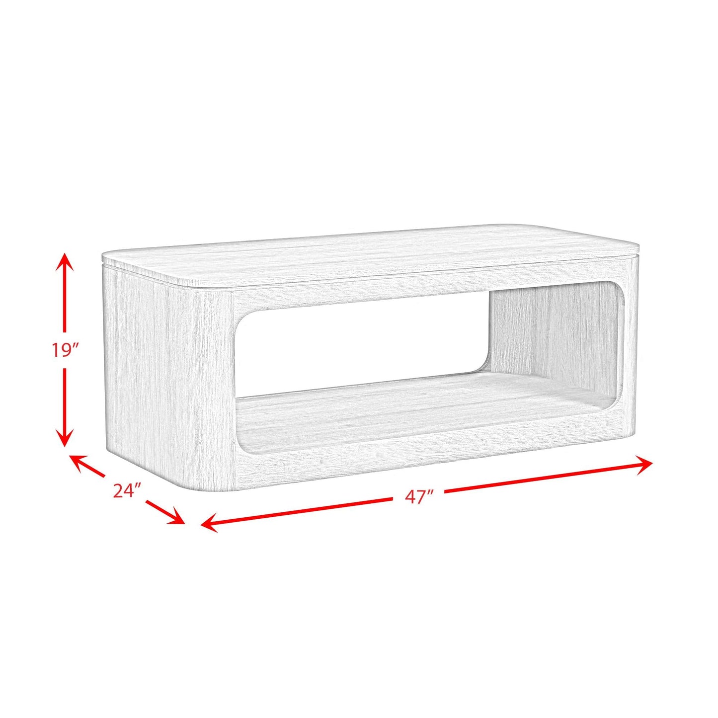 Elements International Rosalie T - 16860 - 8 - CT Coffee Table - American Furniture of Slidell