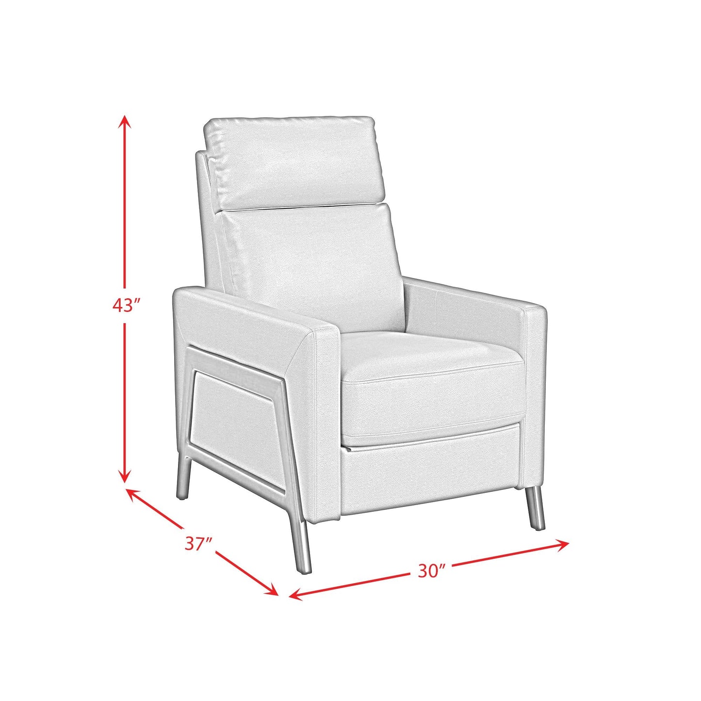 Elements International Tango U - 17740 - 8210 - 105PP Recliner - American Furniture of Slidell