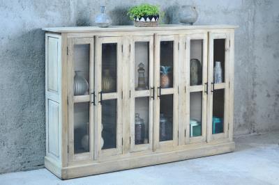 NEW Hamilton Glazed Sdboard 6GD w/Bar Handles 70.8x14.1x48"H 180x36x122cm DRIFTWOOD - American Furniture of Slidell