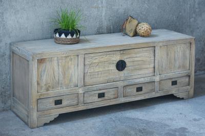 NEW Old City Credenza 2Panel Doors 4drw/R G 62.2x17.7x23.6 (158x45x60cm) BLACK WASH - American Furniture of Slidell