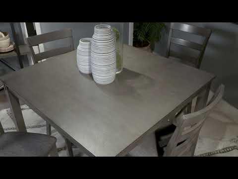 Signature Design by Ashley Bridson 5 pc Counter Height Dinette D383-223 EXTERNAL_VIDEO 1